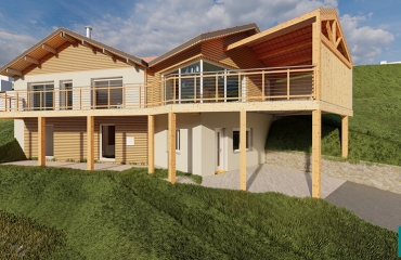 Extension d'une maison individuelle - La Bresse 2 (88)